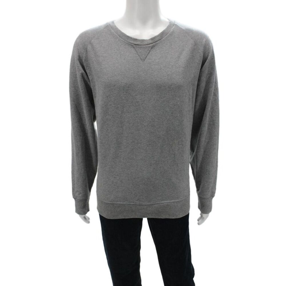 Mack Weldon Mens Pullover Sweatshirt Gray Crewneck Cotton Blend Size 2XL